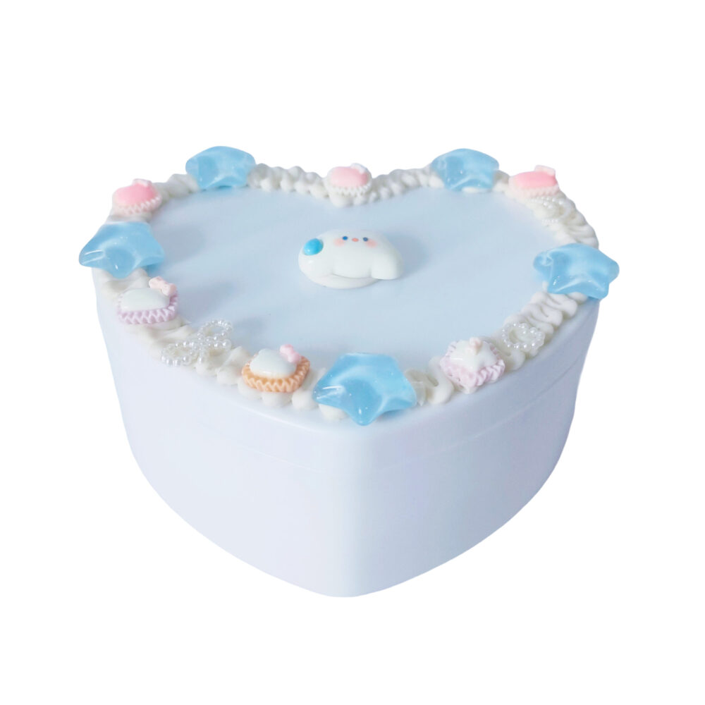 Blue Star Fake Cake Jewelry Box