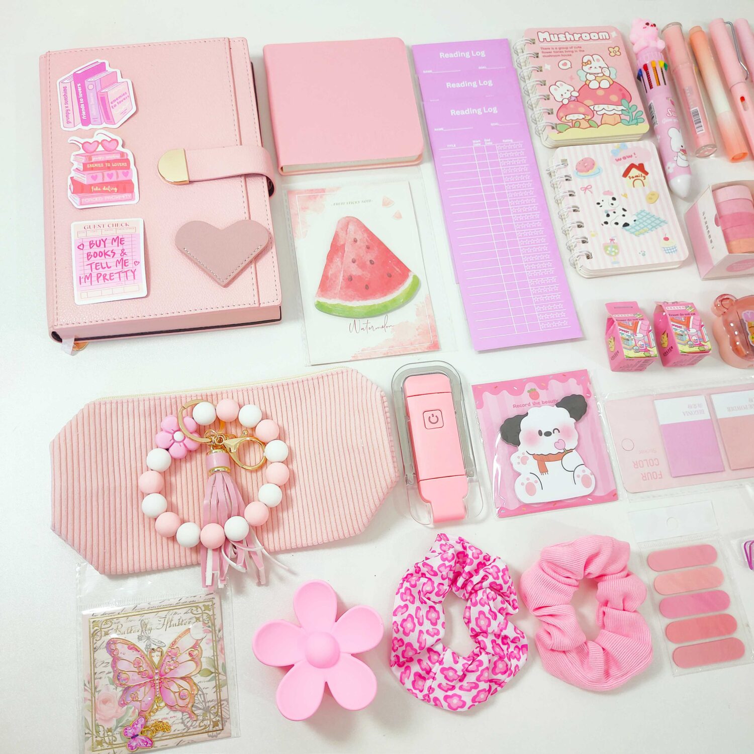 Pink WoldGirls Bundle Gift Box - 25+ Items!