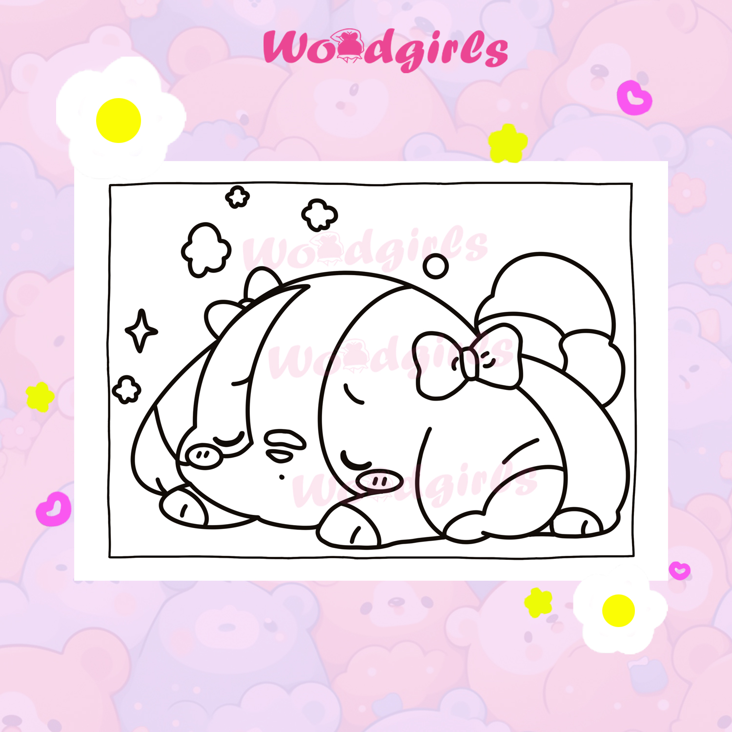 'Sleep Dog' Coloring Book